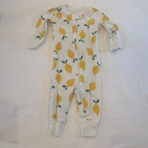 🍋💛 Hanna Andersson Organic Cotton Lemon Sleeper | 3–6 Months 💛🍋